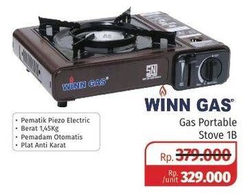 Promo Harga WINN GAS Portable Gas Cooker 1B  - Lotte Grosir