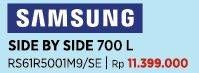 Promo Harga Samsung RS61R5001M9 | Refrigerator Side By Side  - COURTS