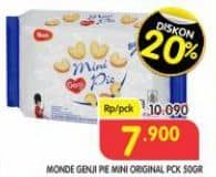 Promo Harga Monde Genji Mini Pie Original 50 gr - Superindo