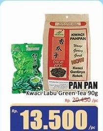 Promo Harga Pan Pan Kwaci Labu Green Tea 90 gr - Hari Hari