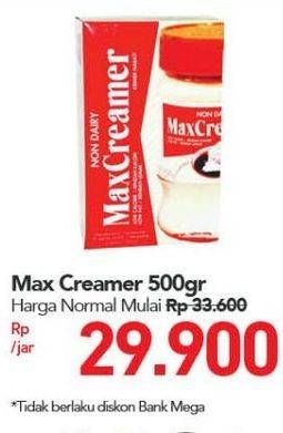 Promo Harga MAX Creamer Refill 500 gr - Carrefour