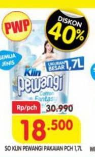 Promo Harga So Klin Pewangi All Variants 1700 ml - Superindo