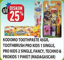 Promo Harga Kodomo Pasta Gigi/Kodomo Toothbrush   - Hypermart
