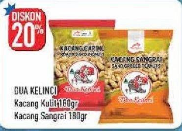 Promo Harga DUA KELINCI Kacang Kulit/Kacang Sangrai  - Hypermart
