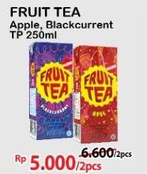 Promo Harga Sosro Fruit Tea Apple, Blackcurrant 200 ml - Alfamart