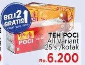 Promo Harga CAP POCI Teh Celup All Variants 25 pcs - LotteMart