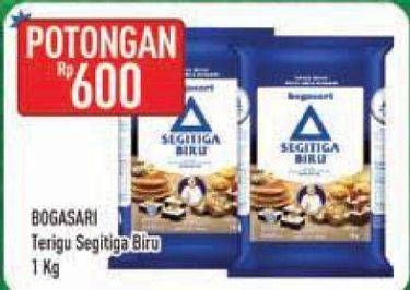 Promo Harga Bogasari Tepung Terigu Segitiga Biru 1 kg - Hypermart