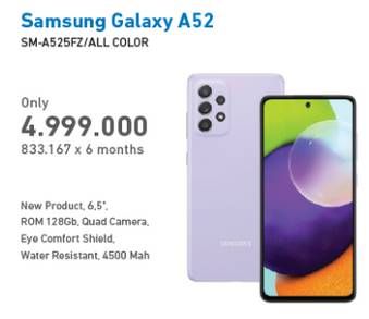 Promo Harga SAMSUNG Galaxy A52 All Variants  - Electronic City