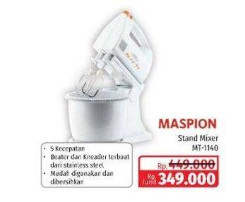 Promo Harga Maspion MT 1140 | Mixer 2 ltr  - Lotte Grosir