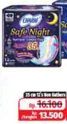 Promo Harga Charm Safe Night Wing 35cm 12 pcs - Lotte Grosir