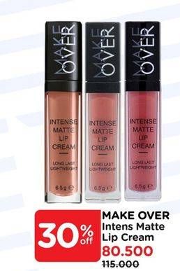 Promo Harga Make Over Intense Matte Lip Cream 6 gr - Watsons