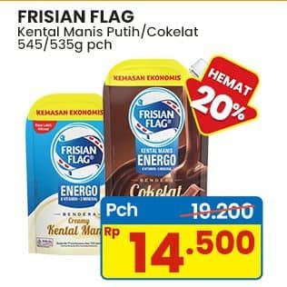 Promo Harga Frisian Flag Susu Kental Manis Cokelat, Putih 535 gr - Indomaret