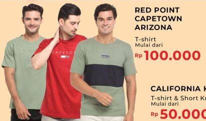 Promo Harga Red Point/Capetown/Arizona T-Shirt  - Carrefour