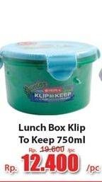Promo Harga LION STAR Lunch Box Klip To Keep 750 ml - Hari Hari