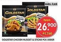 Promo Harga Goldstar Chicken Nugget/Chicken Stickie  - Superindo