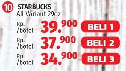 Promo Harga Starbucks Minuman Kopi All Variants  - LotteMart