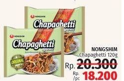 Promo Harga NONGSHIM Chapagetti Chajang Noodle 127 gr - LotteMart