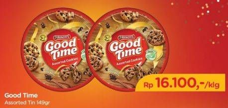 Promo Harga GOOD TIME Chocochips Assorted Cookies Tin 149 gr - TIP TOP