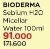 Bioderma Sebium H20 100 ml Diskon 46%, Harga Promo Rp91.000, Harga Normal Rp171.600