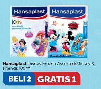 Promo Harga HANSAPLAST Plester Frozen, Mickey 10 pcs - Carrefour