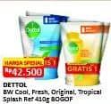 Promo Harga Dettol Body Wash Cool, Fresh, Original, Tropical Splash Citrus Lemon Honey 410 ml - Alfamart