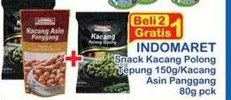 Promo Harga Kacang Polong 150gr/ Asin Panggang 80gr  - Indomaret