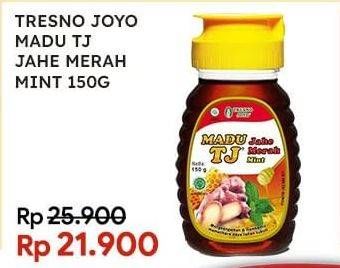 Promo Harga Tresno Joyo Madu TJ Jahe Merah Mint 150 gr - Indomaret