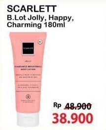 Promo Harga Scarlett Whitening Body Lotion Jolly, Happy, Charming 180 ml - Alfamart