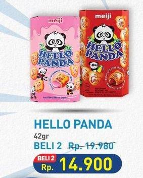 Promo Harga Meiji Hello Panda Biscuit 40 gr - Hypermart