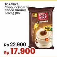 Promo Harga Torabika Cappuccino Extra Choco Granule per 10 sachet 25 gr - Indomaret