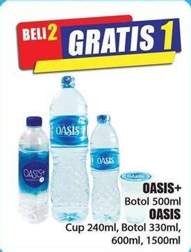 Promo Harga OASIS+/OASIS Air Mineral  - Hari Hari