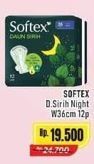Promo Harga Softex Daun Sirih 36cm 12 pcs - Alfamart