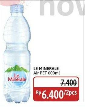 Promo Harga Le Minerale Air Mineral 600 ml - Alfamidi