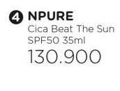 Promo Harga NPURE Cica Beat The Sun SPF 50 PA ++++ 35 ml - Watsons