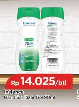 Promo Harga INSTANCE Hand Sanitizer Liquid Spray 90 ml - TIP TOP
