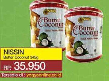 Promo Harga Nissin Biscuits Butter Coconut 345 gr - Yogya