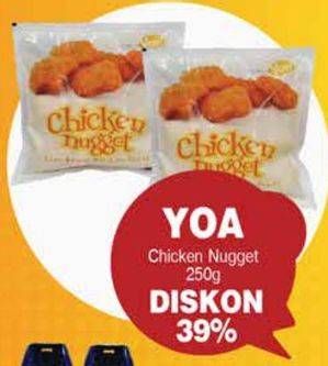 Promo Harga YOA Chicken Nugget 250 gr - Yogya