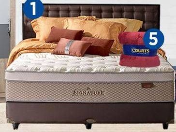 Promo Harga Lady Americana Signature Complete Bed Set  - COURTS