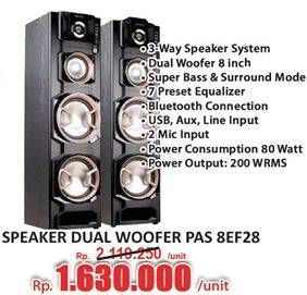 Promo Harga Polytron PAS 8E28 Speaker Dual Woofer  - Hari Hari