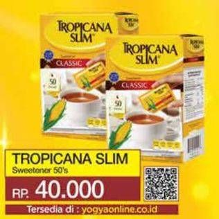 Promo Harga Tropicana Slim Sweetener 50 pcs - Yogya