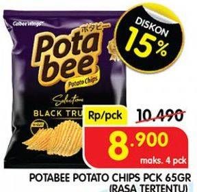 Promo Harga Potabee Snack Potato Chips 65 gr - Superindo