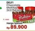 Promo Harga Delfi Maltitos Malt Crunch per 2 pcs 275 gr - Indomaret