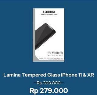 Promo Harga LAMINA Premium Tempered Glass IPhone 11, IPhone XR  - iBox