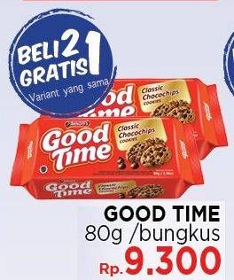 Promo Harga GOOD TIME Cookies Chocochips 80 gr - LotteMart