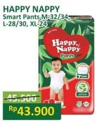 Promo Harga Happy Nappy Smart Pantz Diaper XL24, M34, M32, L30, L28 24 pcs - Alfamart