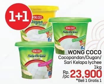 Promo Harga Wong Coco Nata De Coco/Wong Coco Dugan   - LotteMart