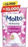 Promo Harga Molto Pewangi Sports Fresh, Hijab Soft Fresh, Active Fresh 780 ml - Alfamart