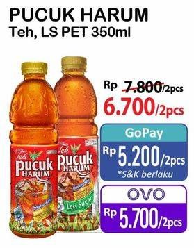 Promo Harga Teh Pucuk Harum Minuman Teh Less Sugar, Jasmine 350 ml - Alfamart