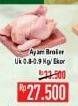 Promo Harga Ayam Broiler 900 gr - Hypermart