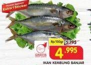 Promo Harga Ikan Kembung Banjar per 100 gr - Superindo